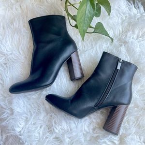 Black Ankle Heeled Boots